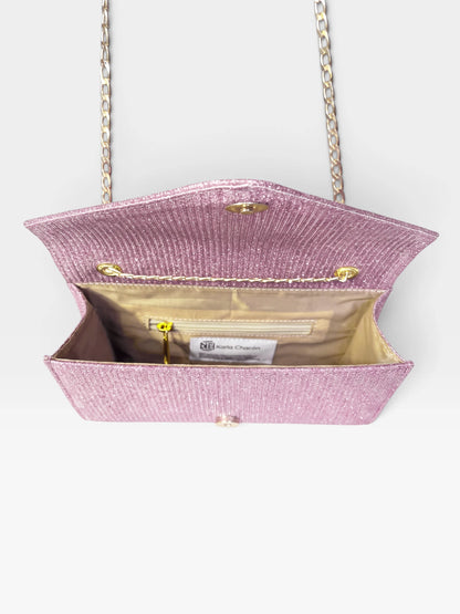 Clutch de Fiesta con Cadena Dorada — Maite