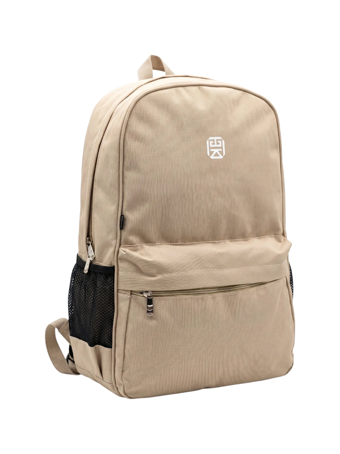 Bolso Morral Unisex - Negro y Beige (Malu)