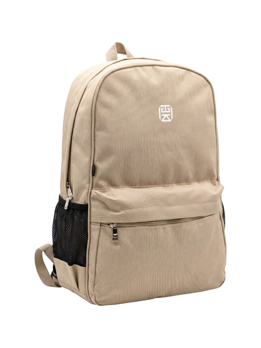 Bolso Morral Unisex - Negro y Beige (Malu)