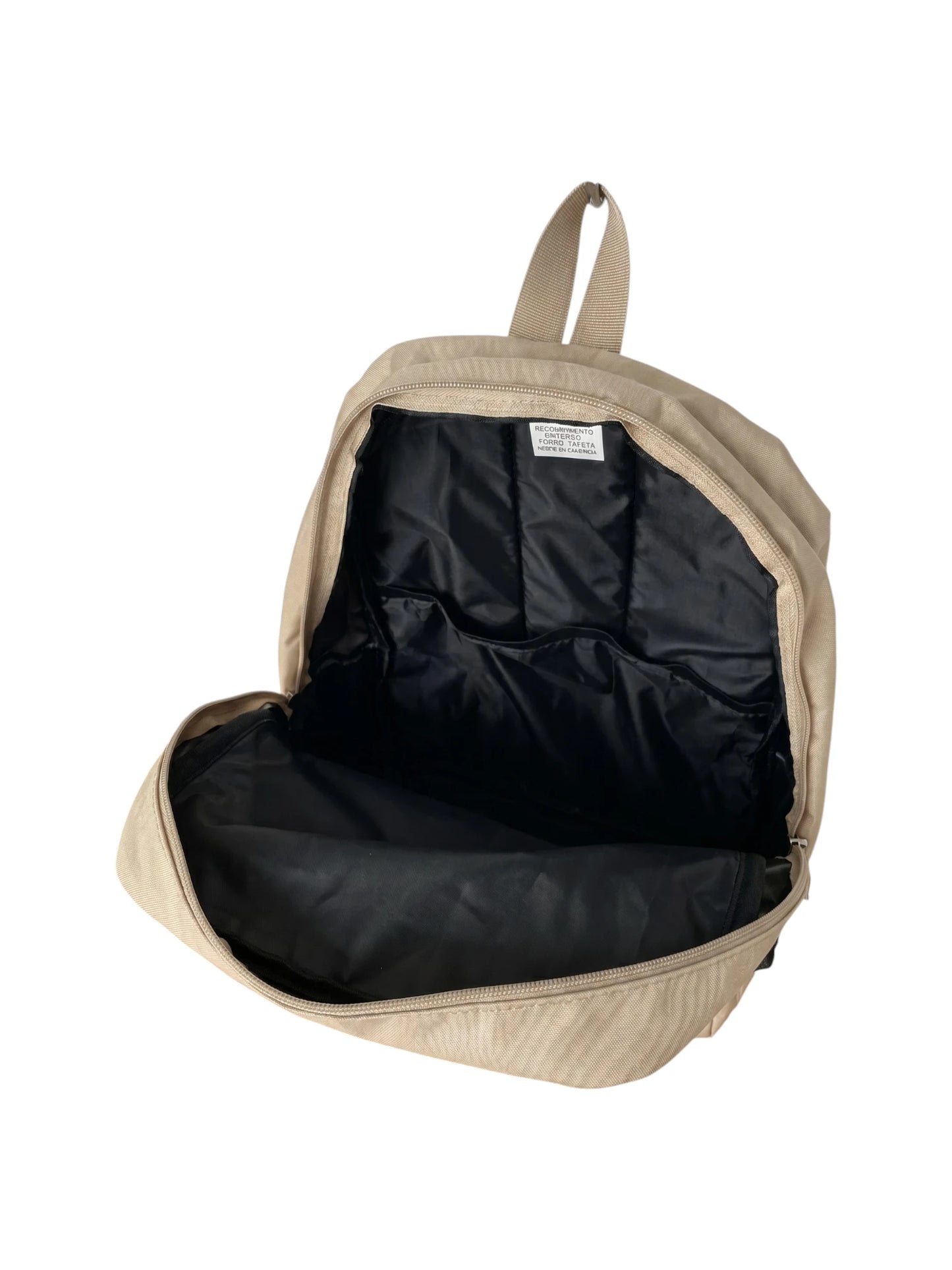 Bolso Morral Unisex - Negro y Beige (Malu)