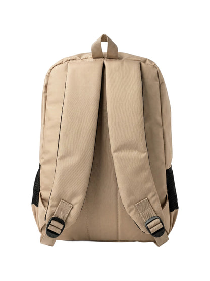 Bolso Morral Unisex - Negro y Beige (Malu)