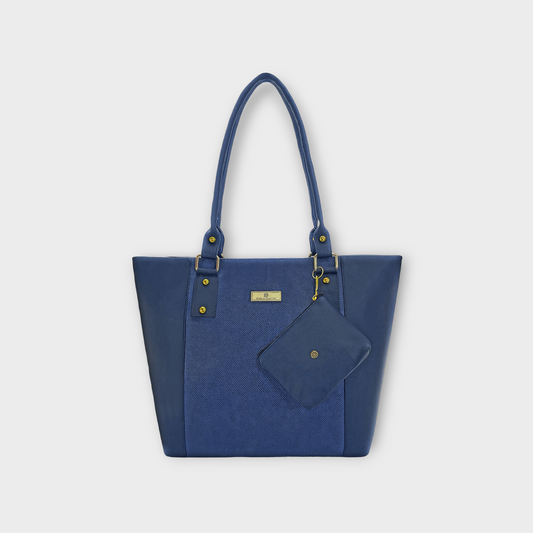 Cartera Mila Azul con Accesorio