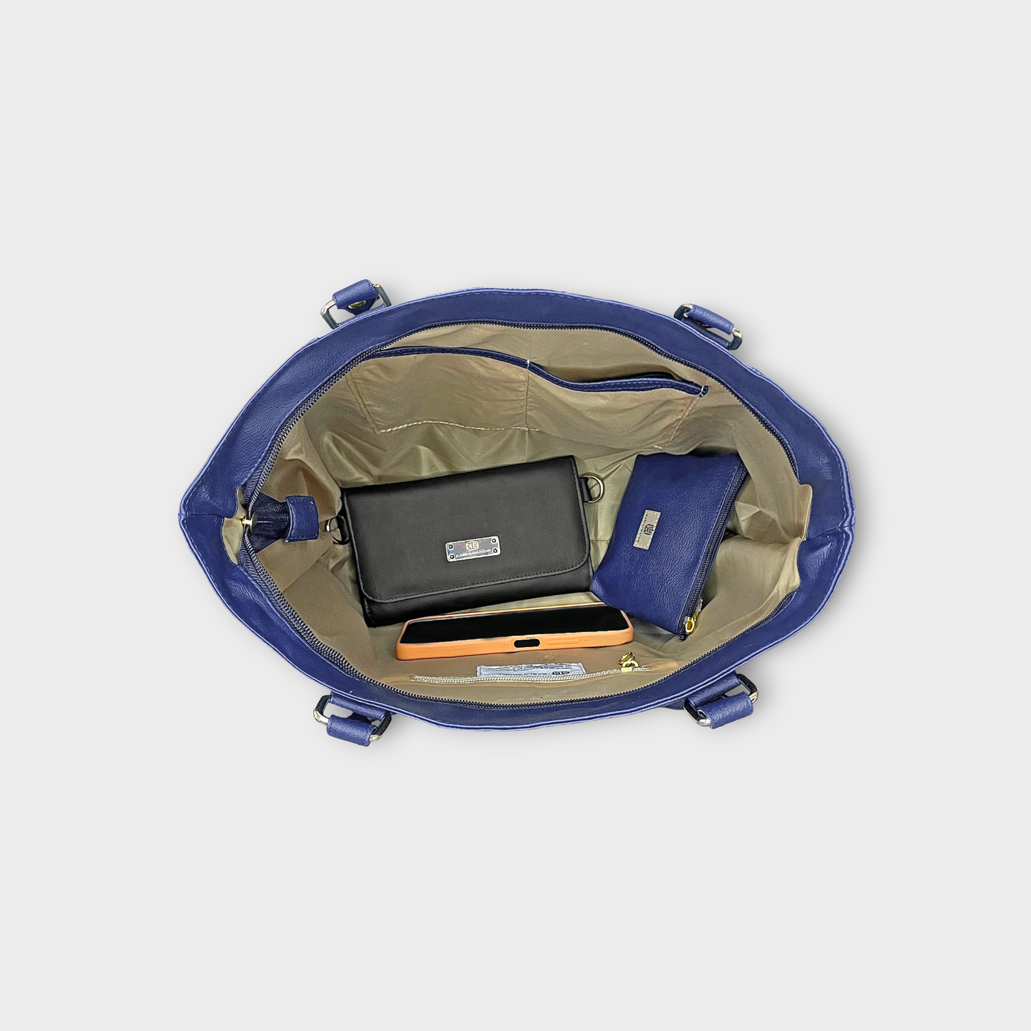Cartera Mila Azul con Accesorio
