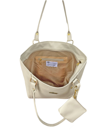 Cartera Mila Beige con Monedero