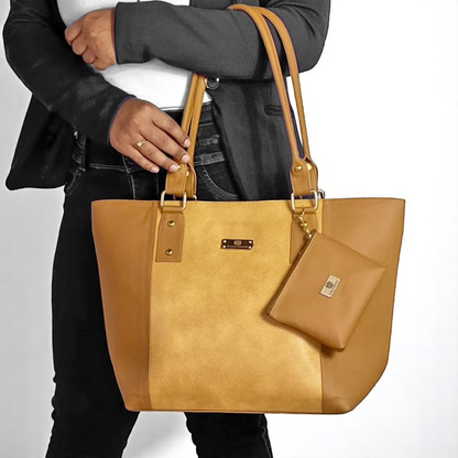 Cartera Mila Miel con Accesorio