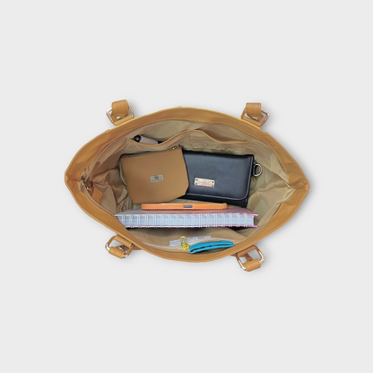 Cartera Mila Miel con Accesorio