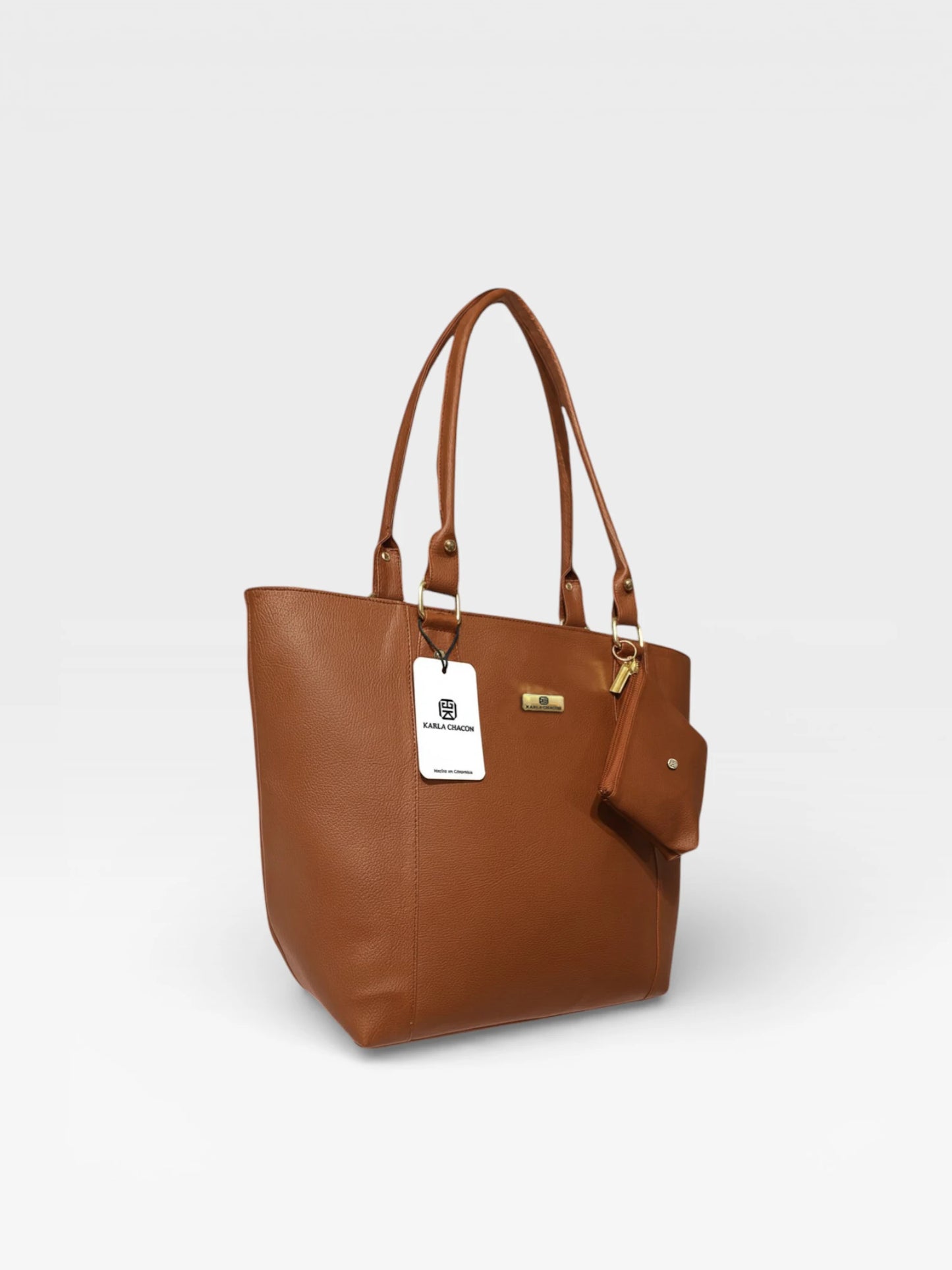 Bolso Cartera Tote con Monedero - Negro, Gris, Beige, Miel y Azul (Mila)