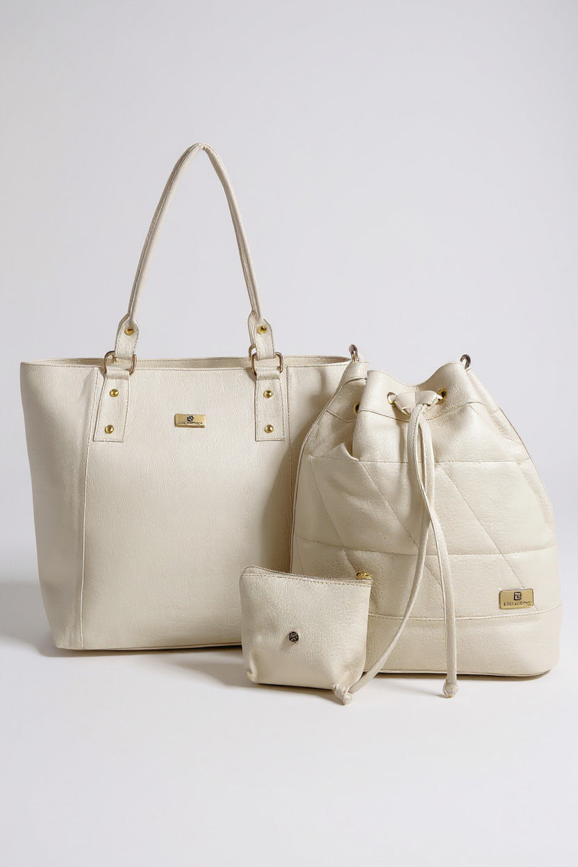 Set de bolsos para mujer - Bolso tote, bolso manos libres, monedero y Envío Gratis