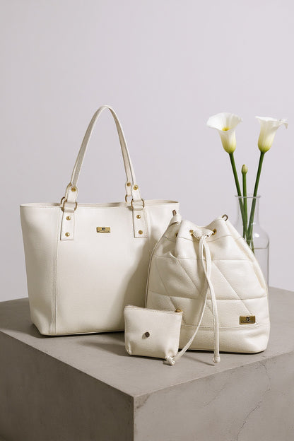 Set de bolsos para mujer - Bolso tote, bolso manos libres, monedero y Envío Gratis