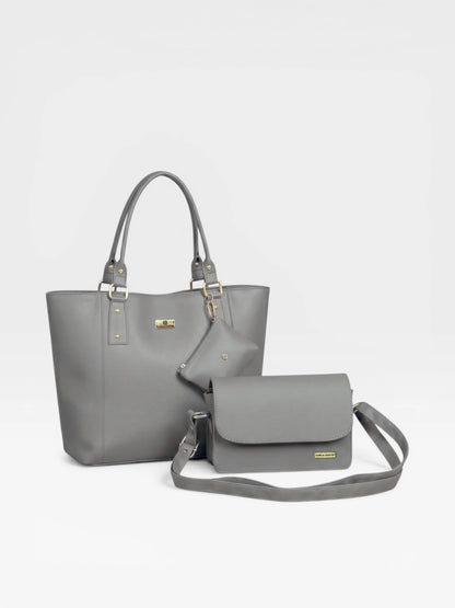 Set de tres piezas Combo Tote + Bolso Manos libres + Monedero (Mila-Nova)