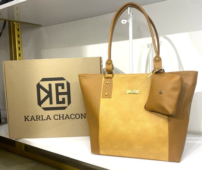 Cartera Mila Miel con Accesorio