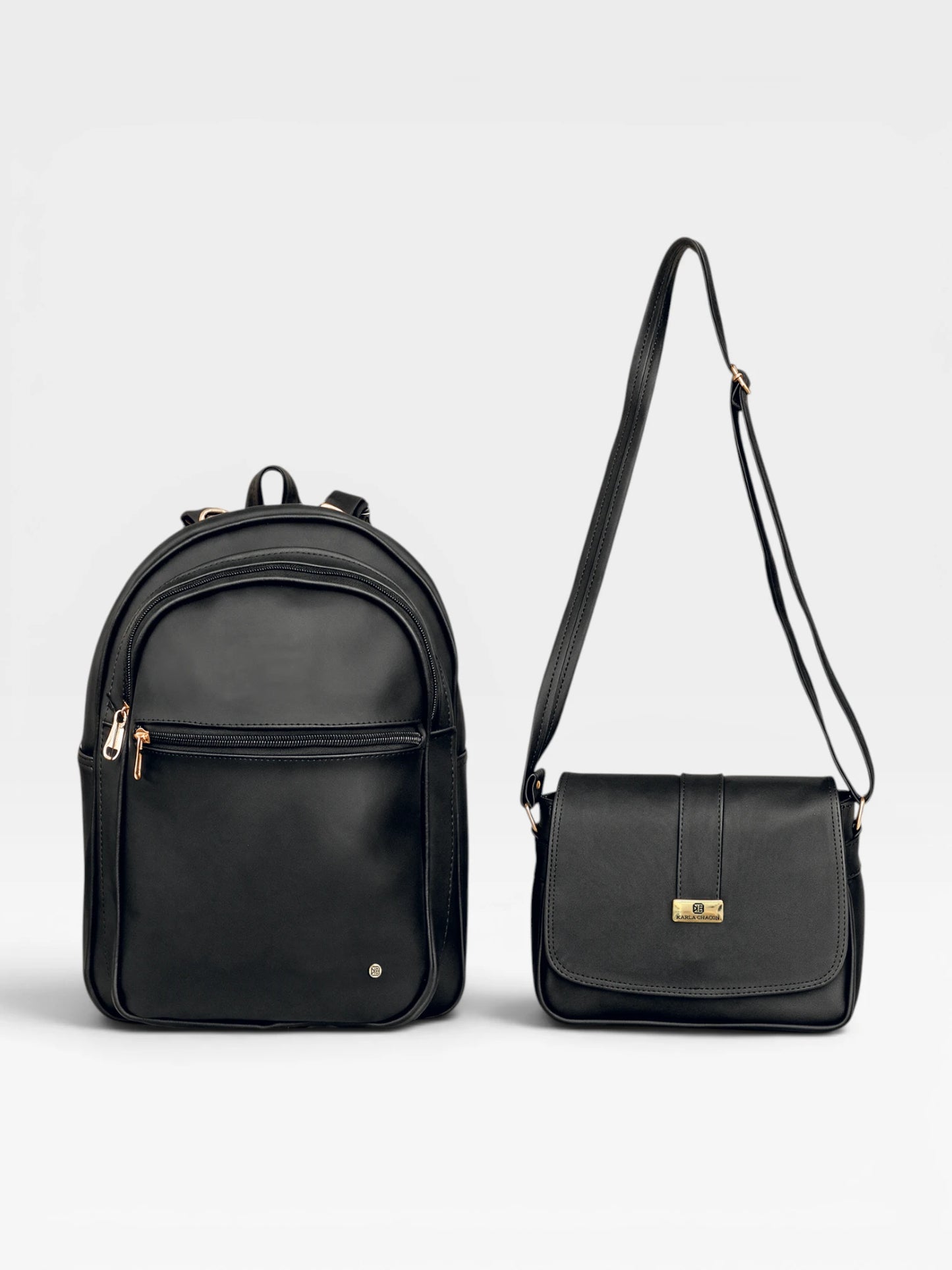 Set Dos Piezas Morral + Bandolera — Moka & Lady