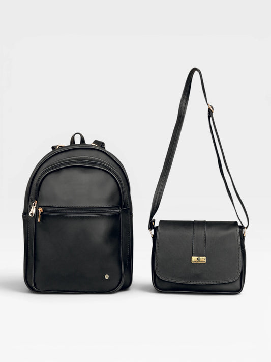 Set Dos Piezas Morral + Bandolera — Moka & Lady