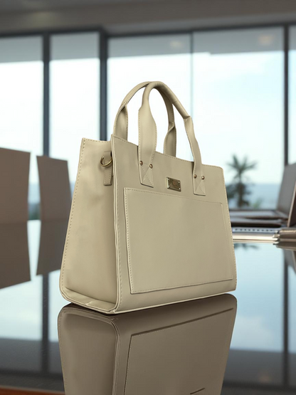 Bolso Maletín Ejecutivo Para portatil Mona Negro y Beige + Envío Gratis