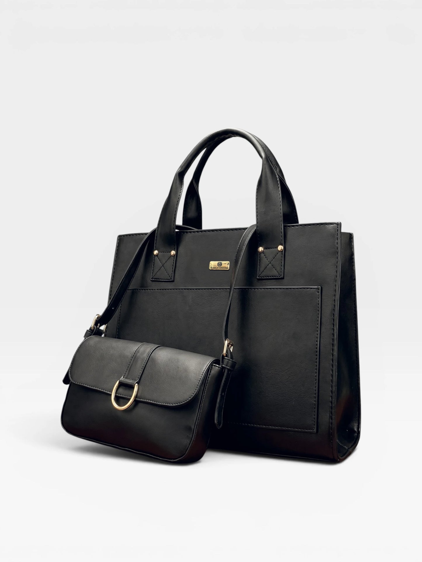 Set Dos Piezas Tote Ejecutivo + Bandolera — Mona & Frida