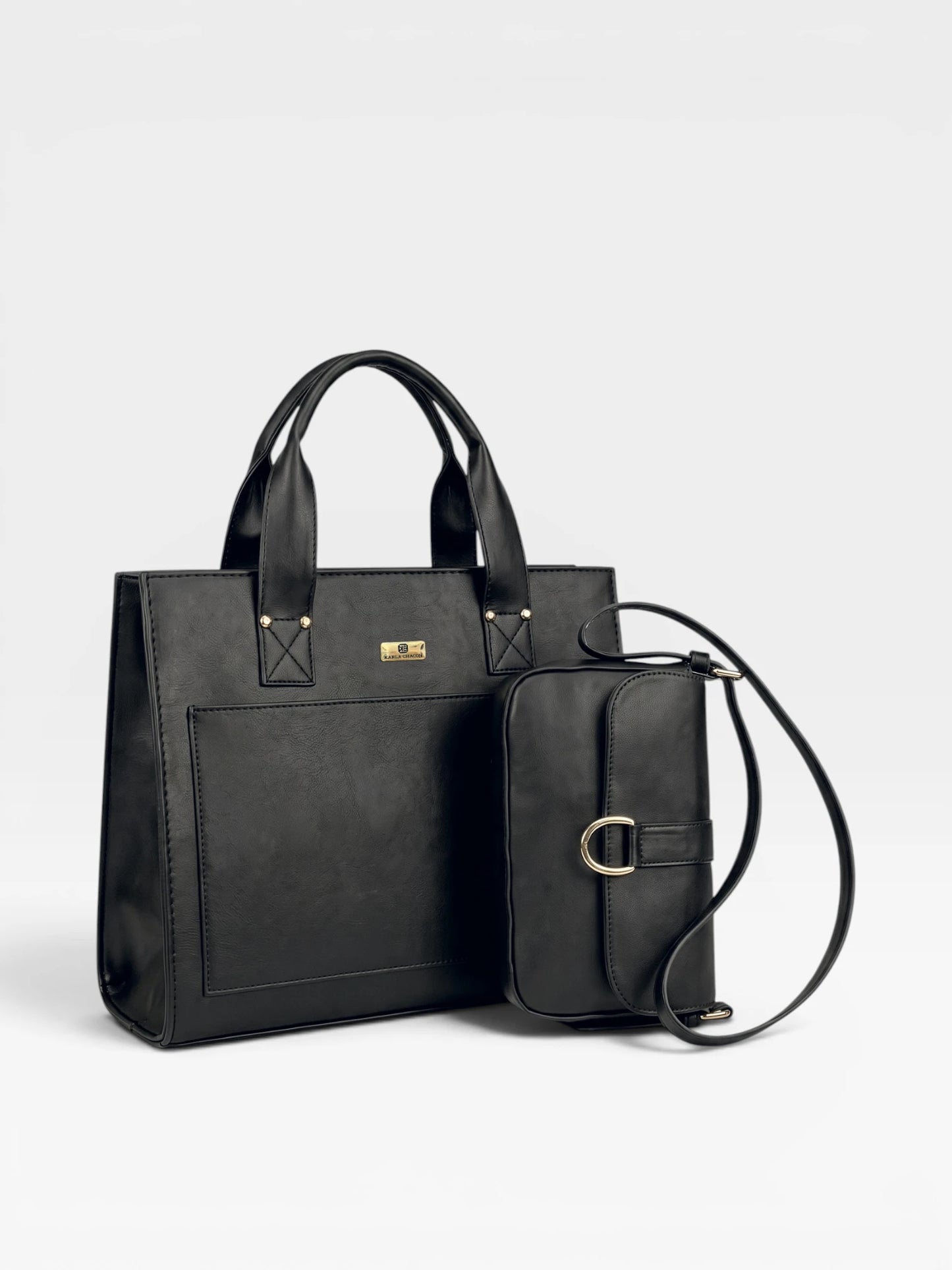 Set Dos Piezas Tote Ejecutivo + Bandolera — Mona & Frida