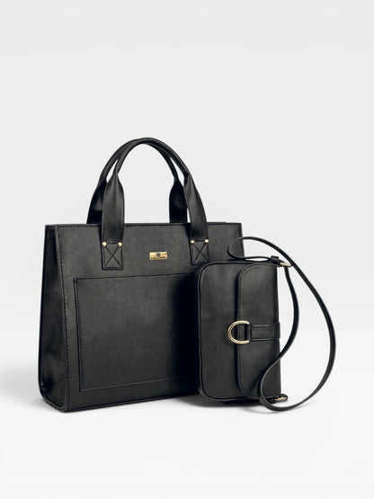 Set Dos Piezas Tote Ejecutivo + Bandolera — Mona & Frida