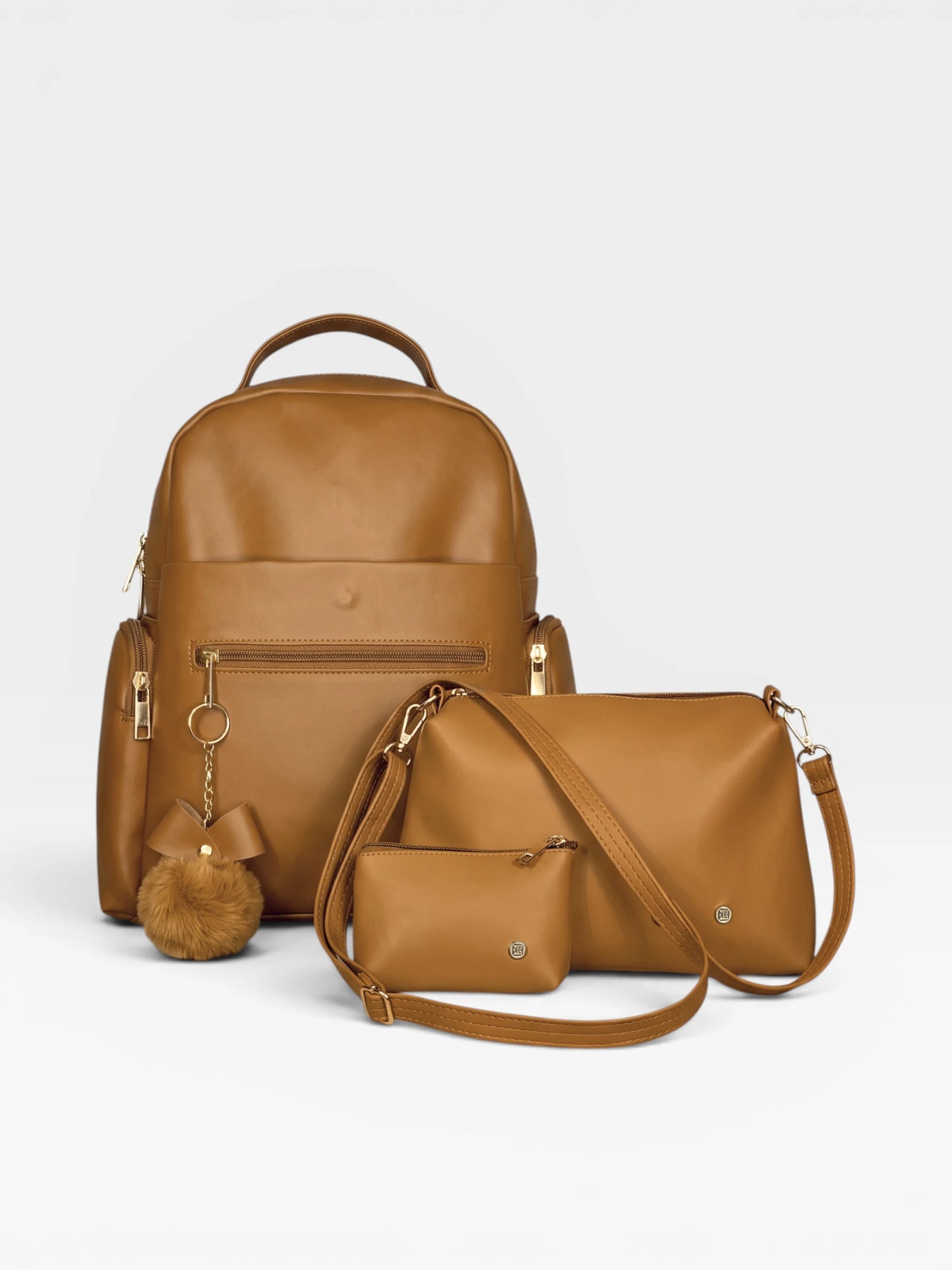 Set Tres Piezas Morral + Bandolera + Monedero — Naty & Cuba