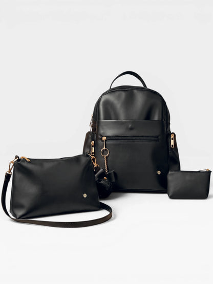 Set Tres Piezas Morral + Bandolera + Monedero — Naty & Cuba