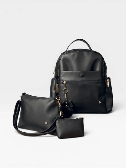 Set Tres Piezas Morral + Bandolera + Monedero — Naty & Cuba
