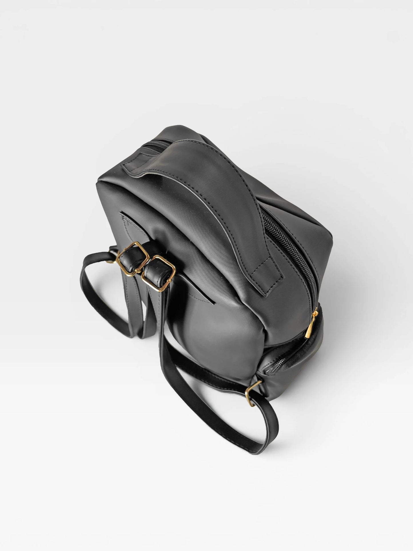 Bolso Morral Estructurado Mediano Negro (Naty)