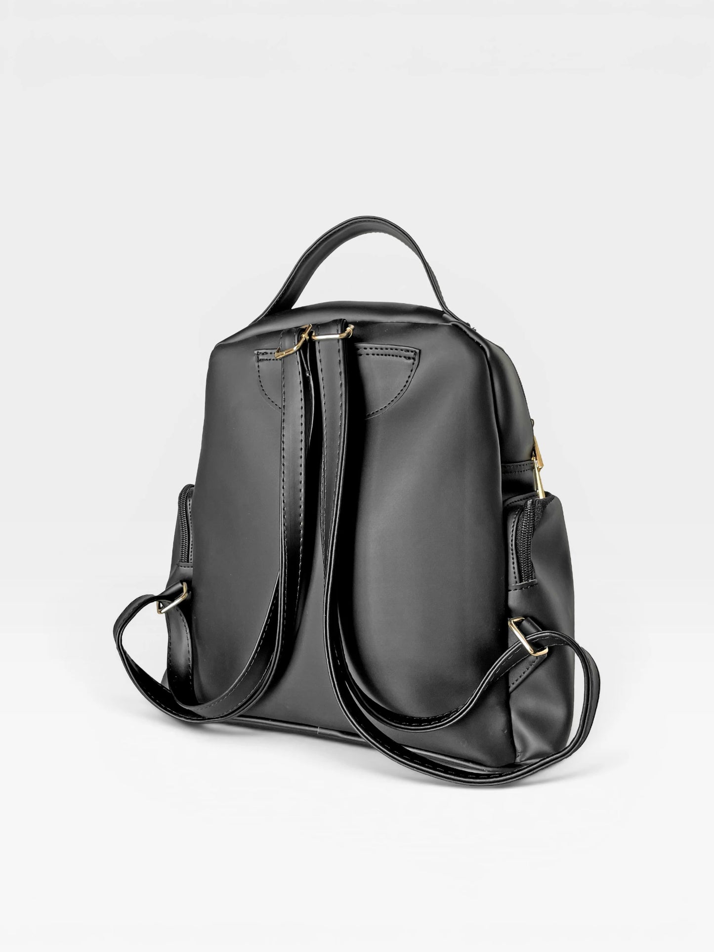 Bolso Morral Estructurado Mediano Negro (Naty)