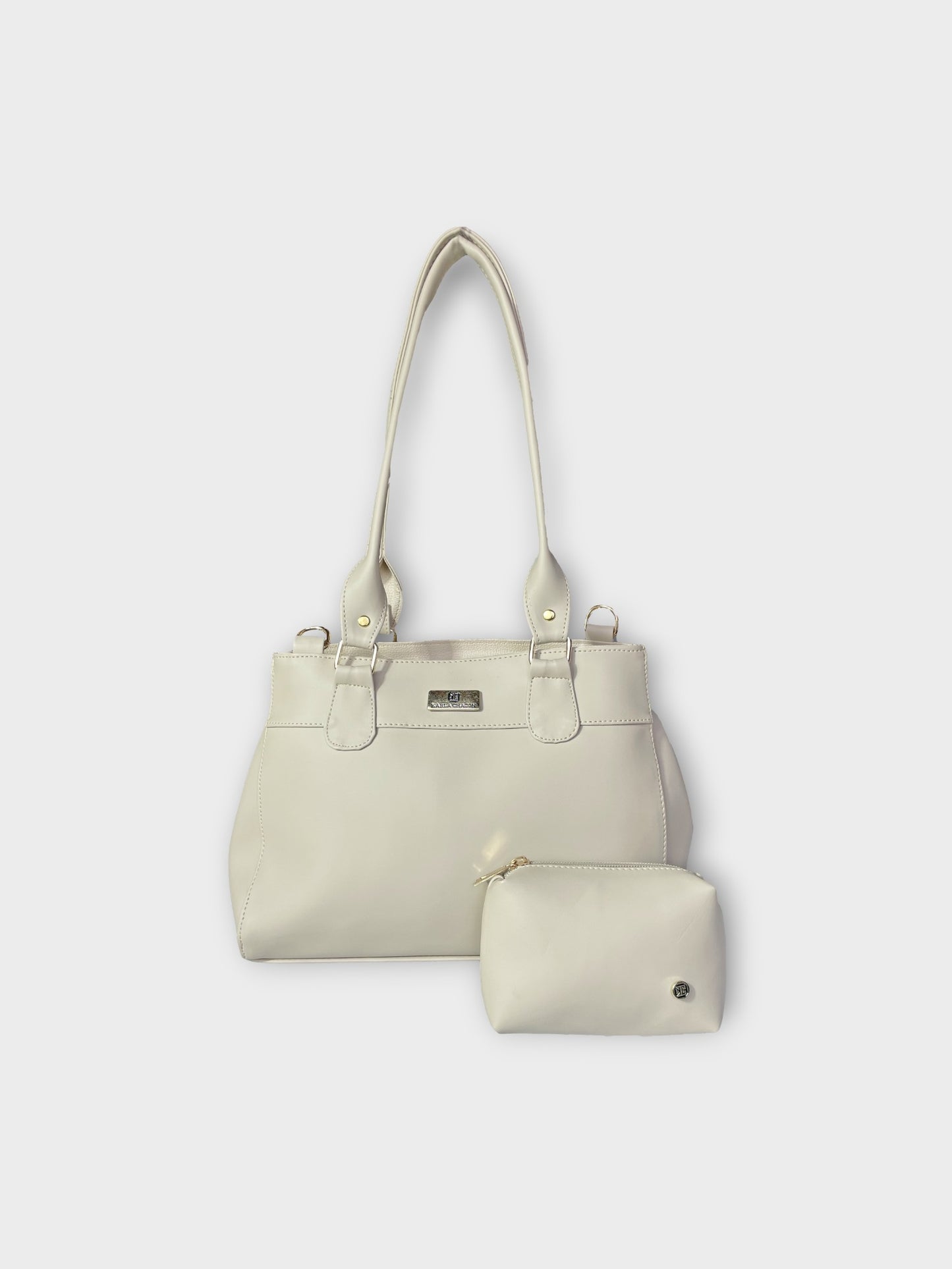 Bolso Naza Negro y Beige