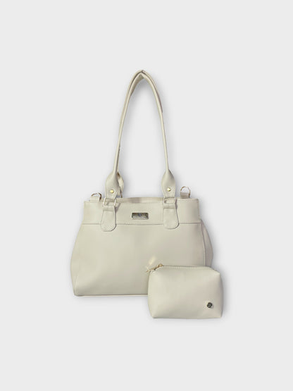 Bolso Naza Negro y Beige