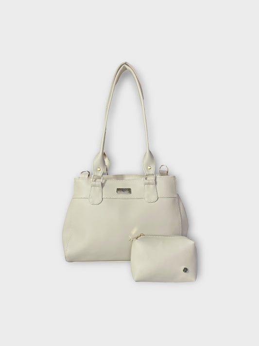 Bolso Naza Negro y Beige