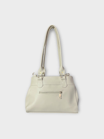 Bolso Naza Negro y Beige