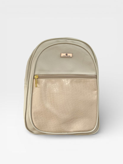 Morral Casual Nely - Negro y Beige