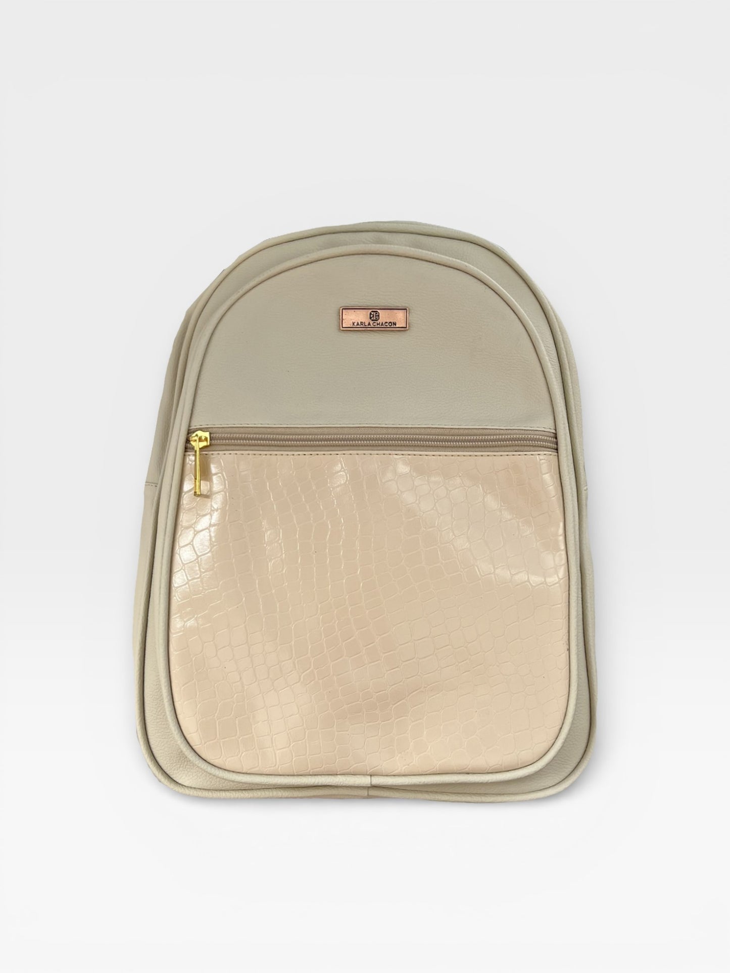 Morral Casual Nely - Negro y Beige