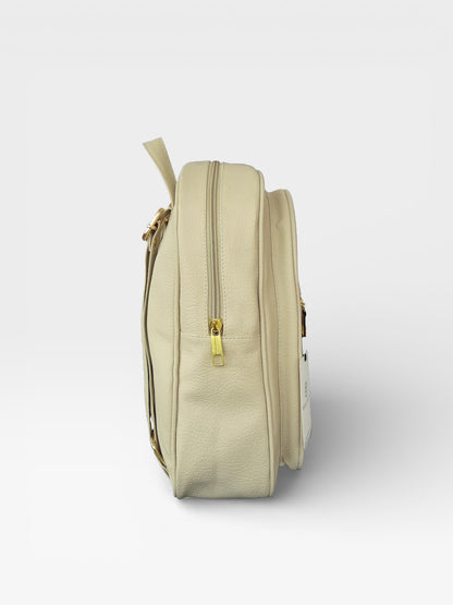 Morral Casual Nely - Negro y Beige