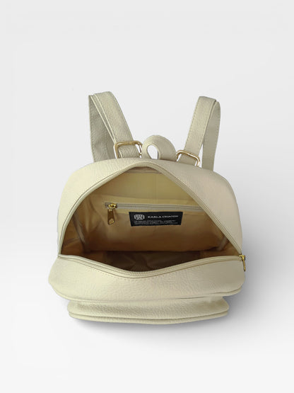 Morral Casual Nely - Negro y Beige