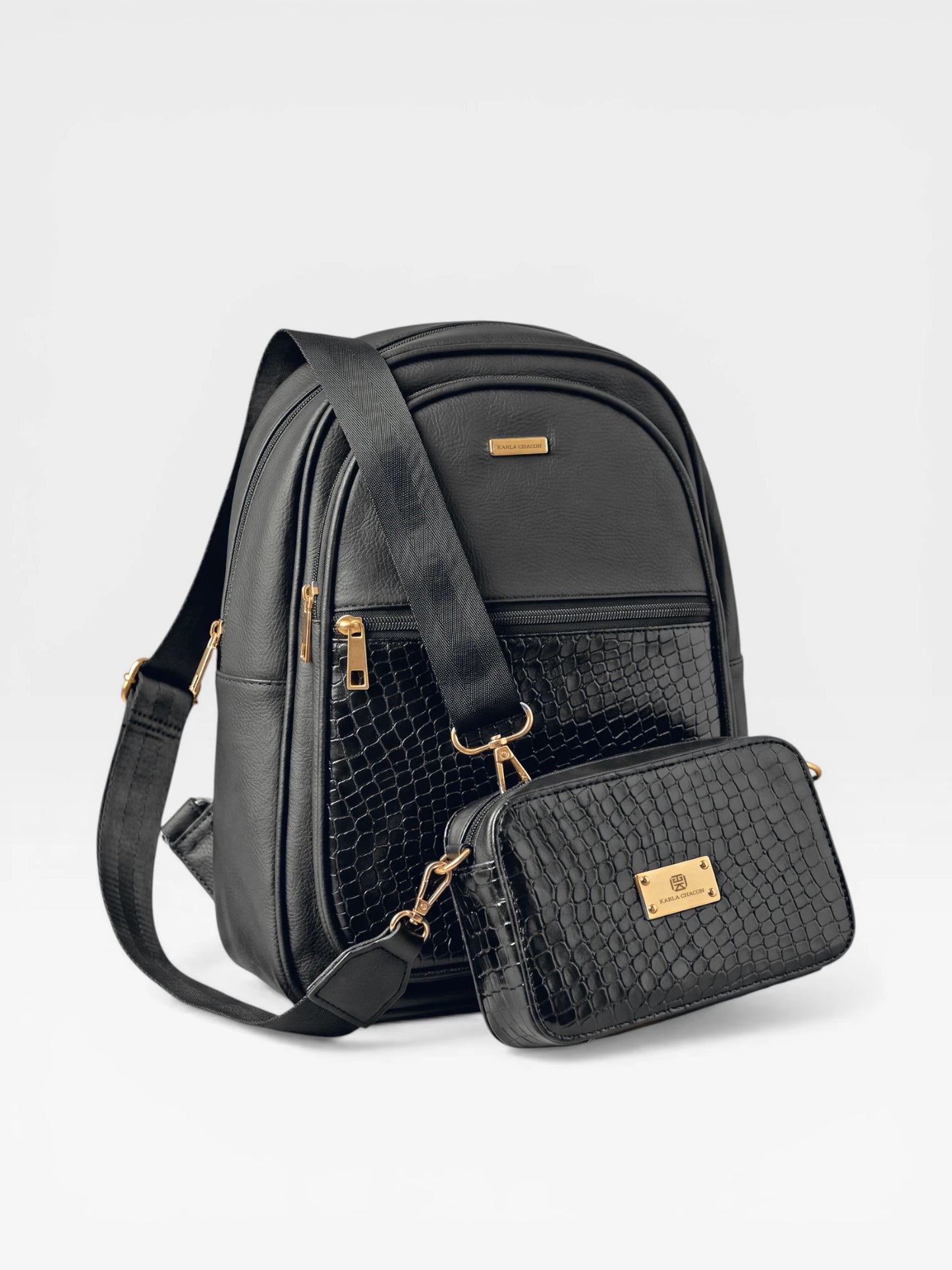 Set dos piezas Combo Morral + Bolso Bandolera (Nely-Evah)