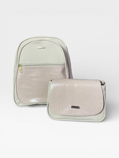 Set dos piezas Combo Morral Nely + Manos Libres Lara