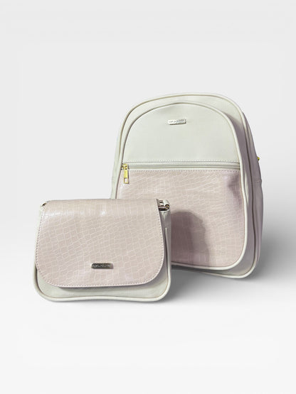 Set dos piezas Combo Morral Nely + Manos Libres Lara