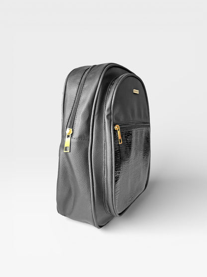 Morral Casual Nely - Negro y Beige