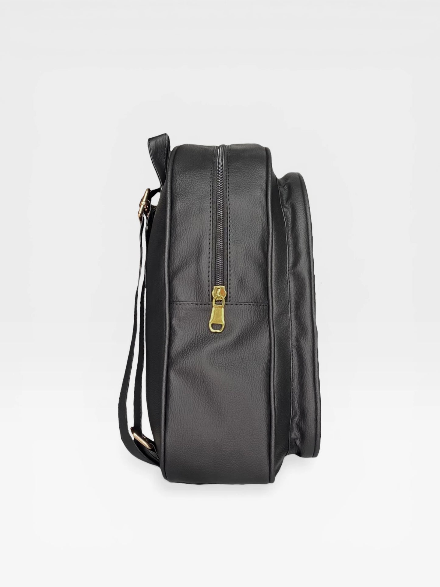 Bolso Morral Mediano - Negro y Beige (Nely)