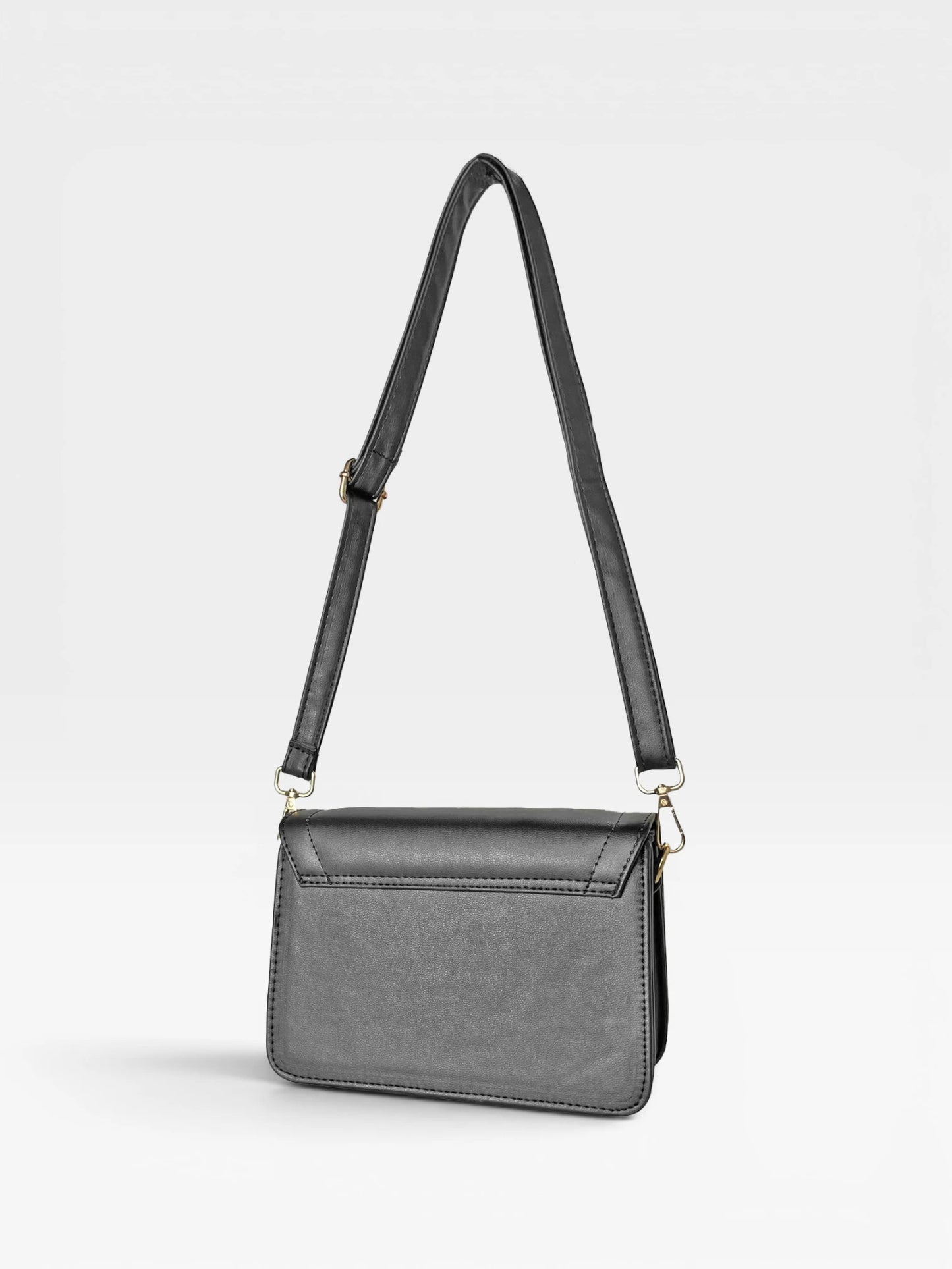 Bolso Bandolera Crossbody Manos Libres Mujer - Negro y Nude (Niza)