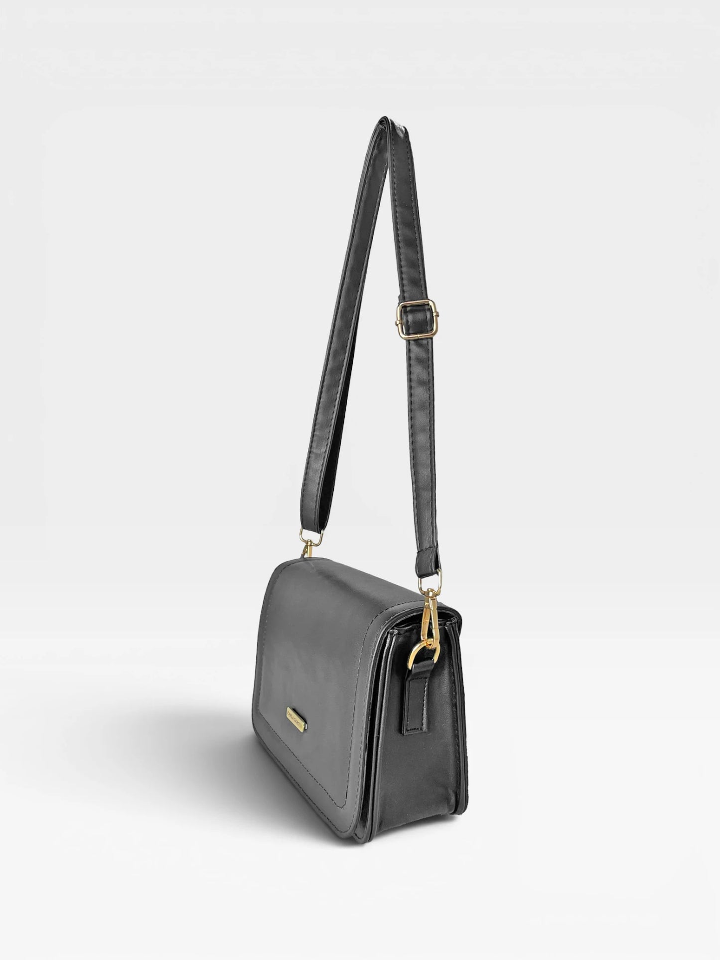 Bolso Bandolera Crossbody Manos Libres Mujer - Negro y Nude (Niza)
