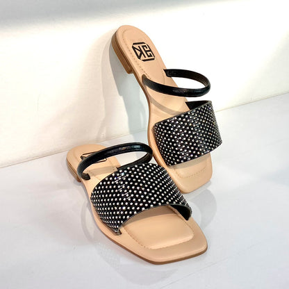 Sandalia Plana Noelia Negro