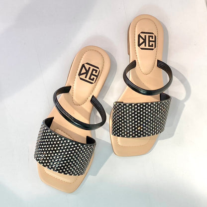 Sandalia Plana Noelia Negro