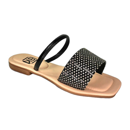 Sandalia Plana Noelia Negro