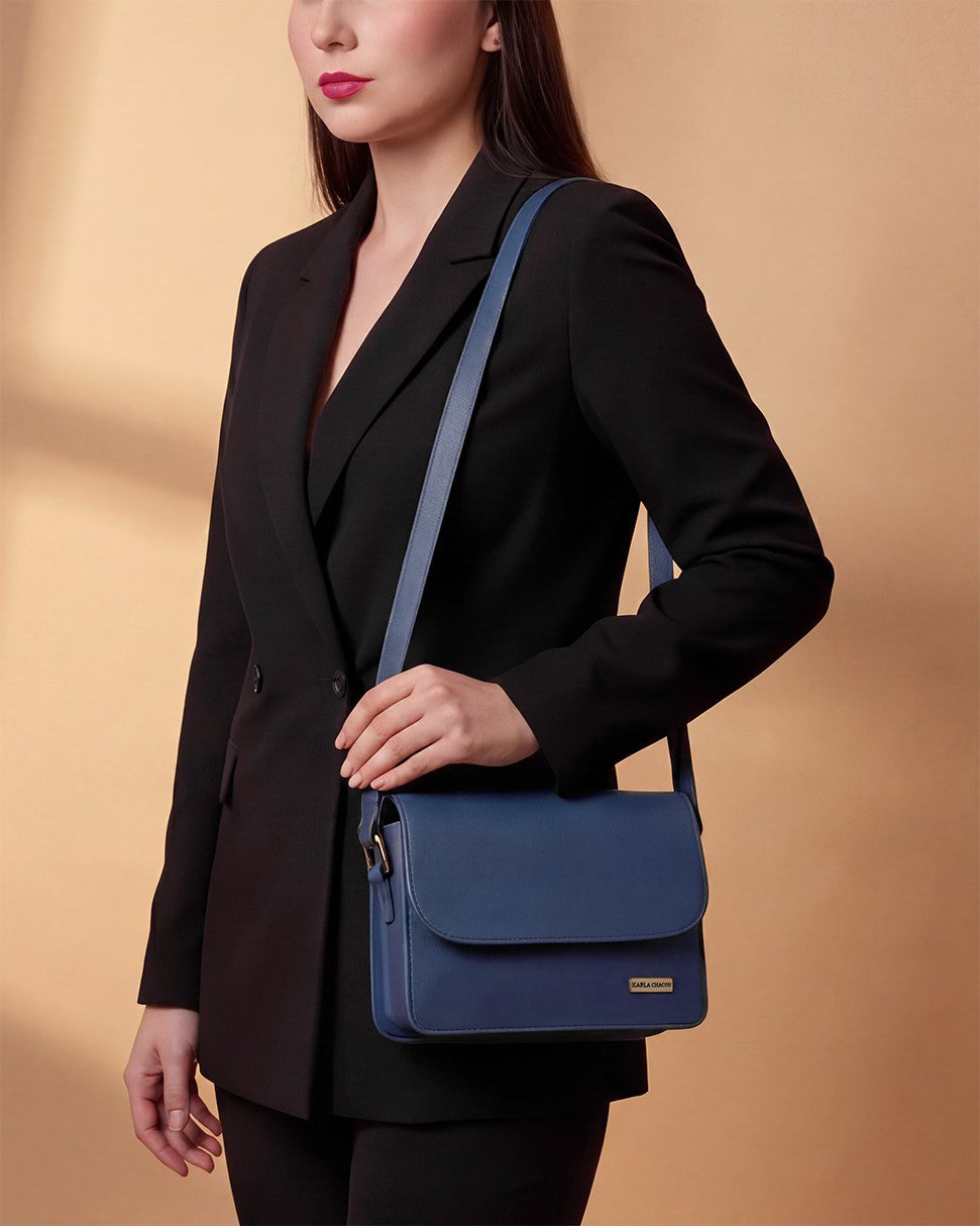 Bolso Bandolera Manos Libres - Azul, Gris, Beige, Blanco y Miel (Nova)