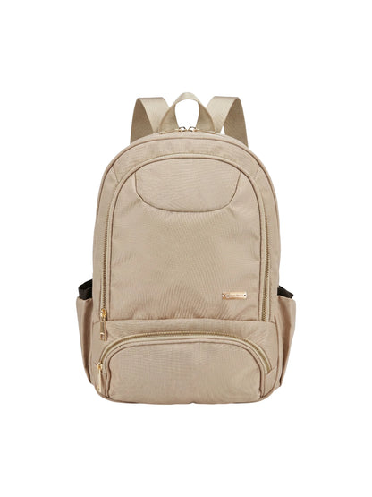 Bolso Morral Mediano Para Mujer - Negro y Beige (Oana)