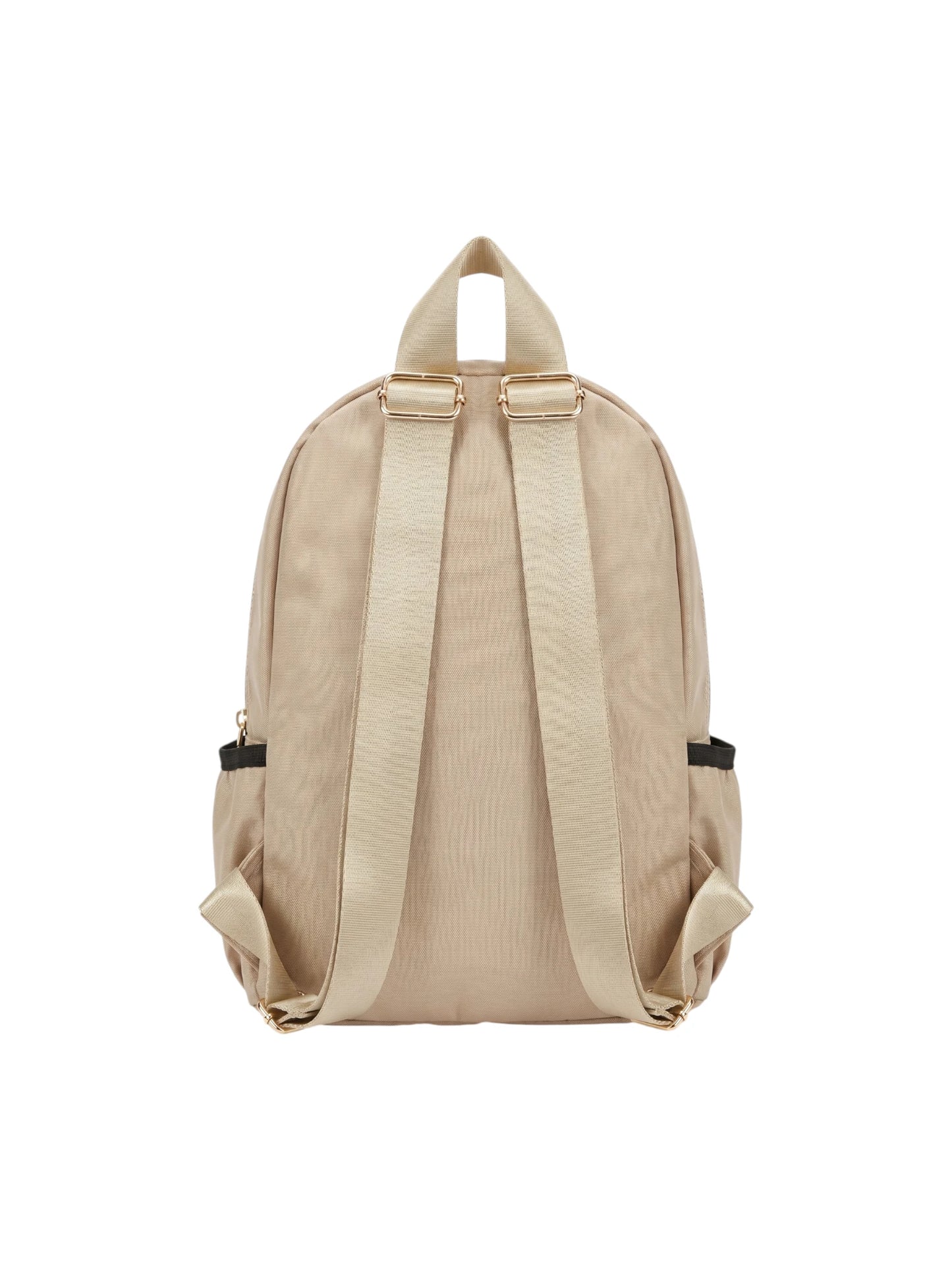 Bolso Morral Mediano Para Mujer - Negro y Beige (Oana)