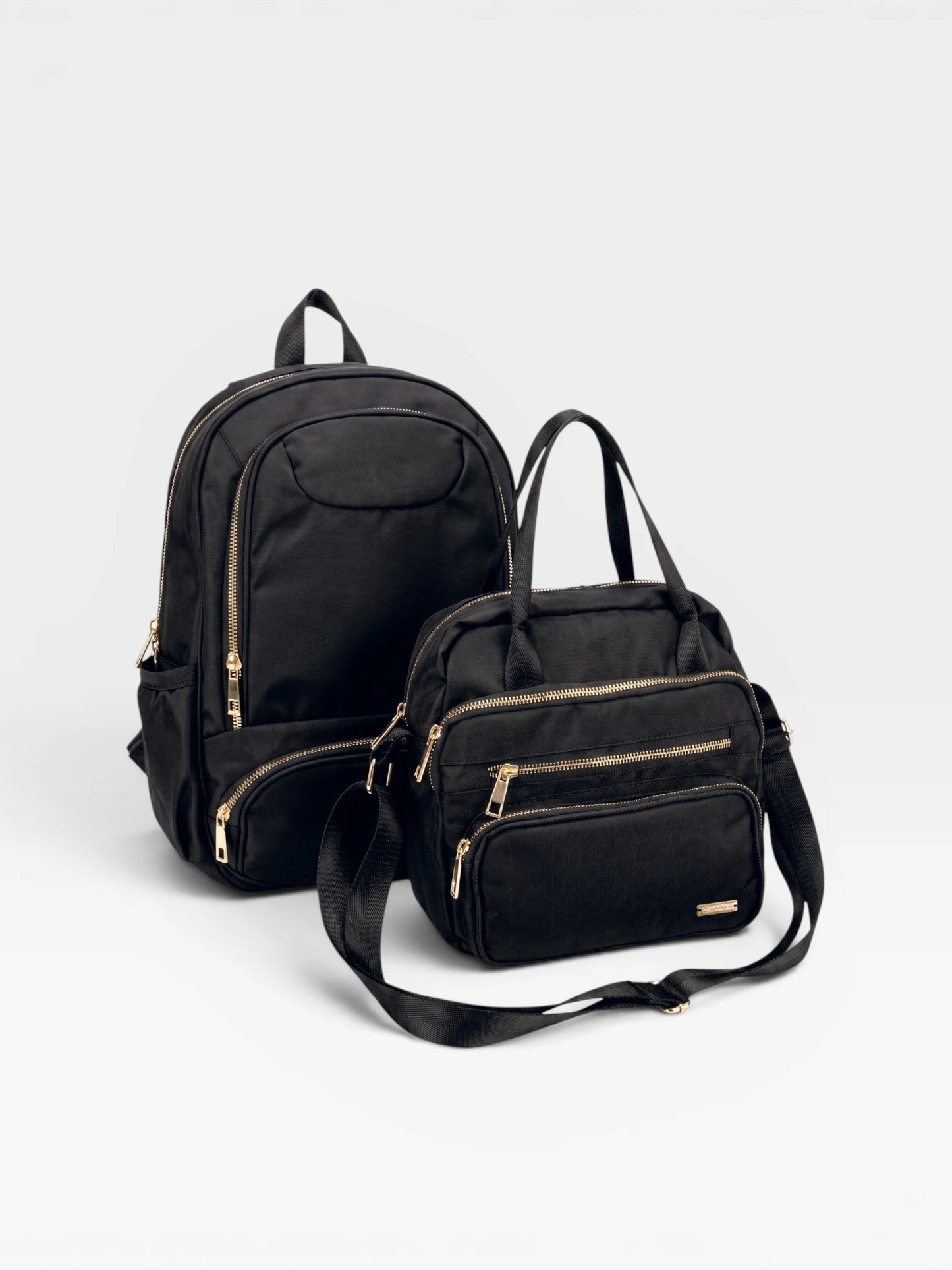 Set Dos Piezas Morral + Bolso Mediano — Oana & Elen
