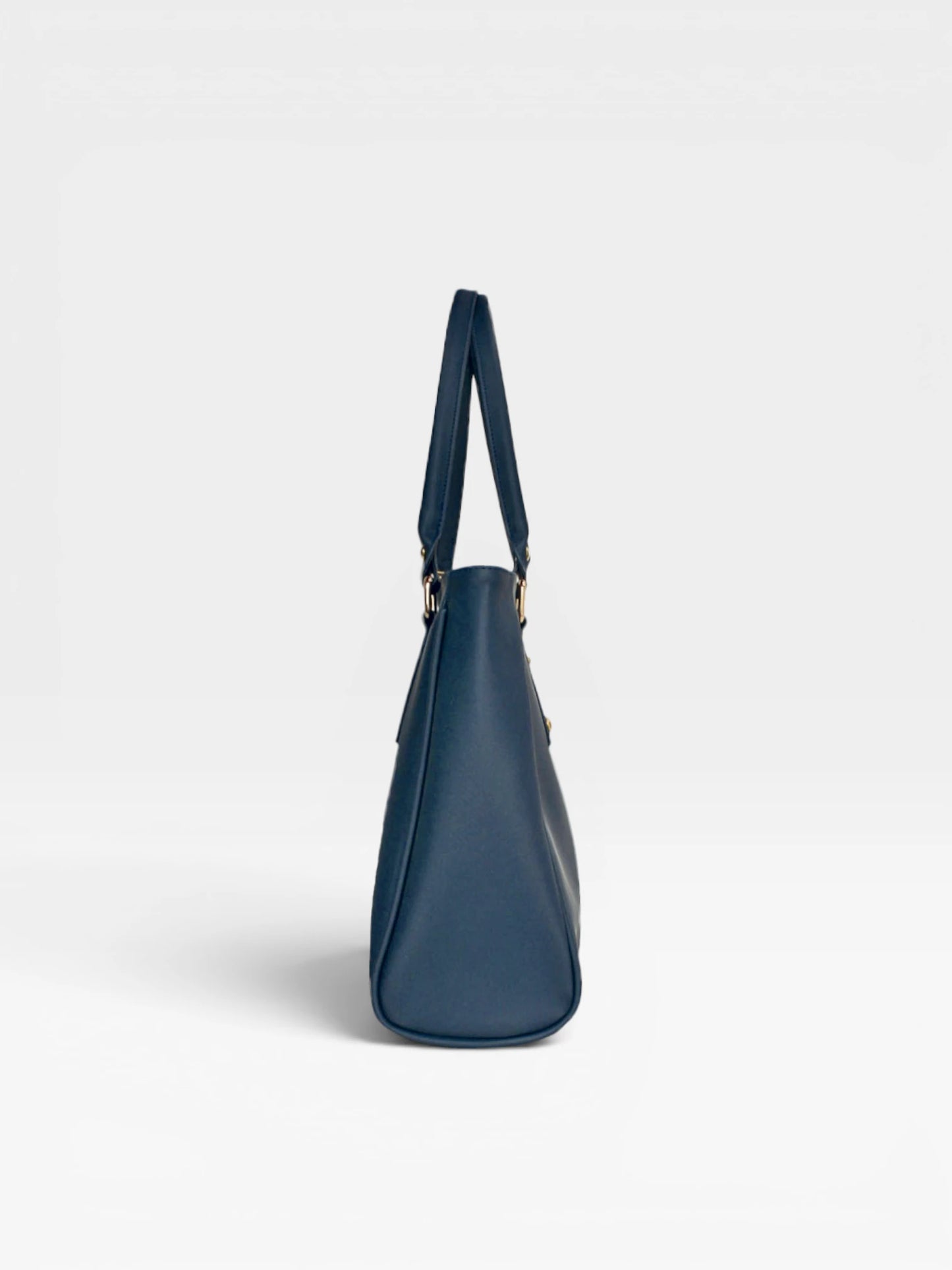Bolso Cartera con Mondero - Negro, Azul y Beige (Olga)