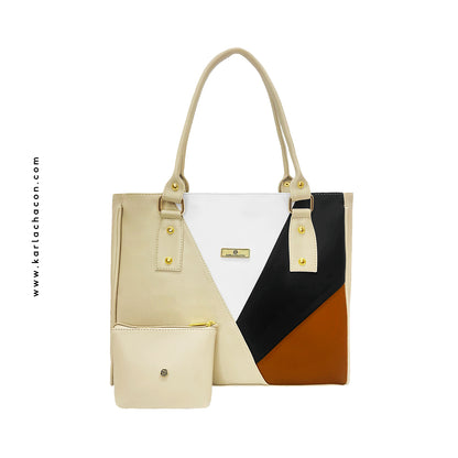 Cartera Olga Beige con Accesorio